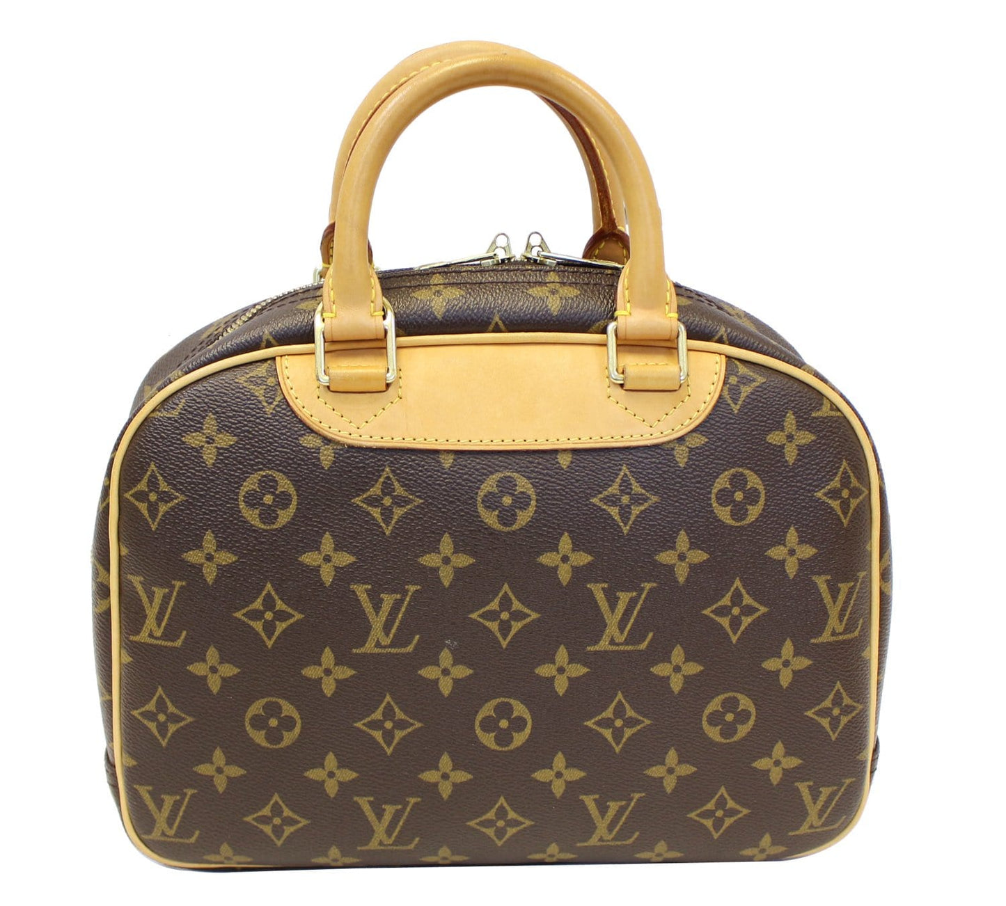 Louis Trouville Boston Travel Handbag Canvas Monogram Travel Bag