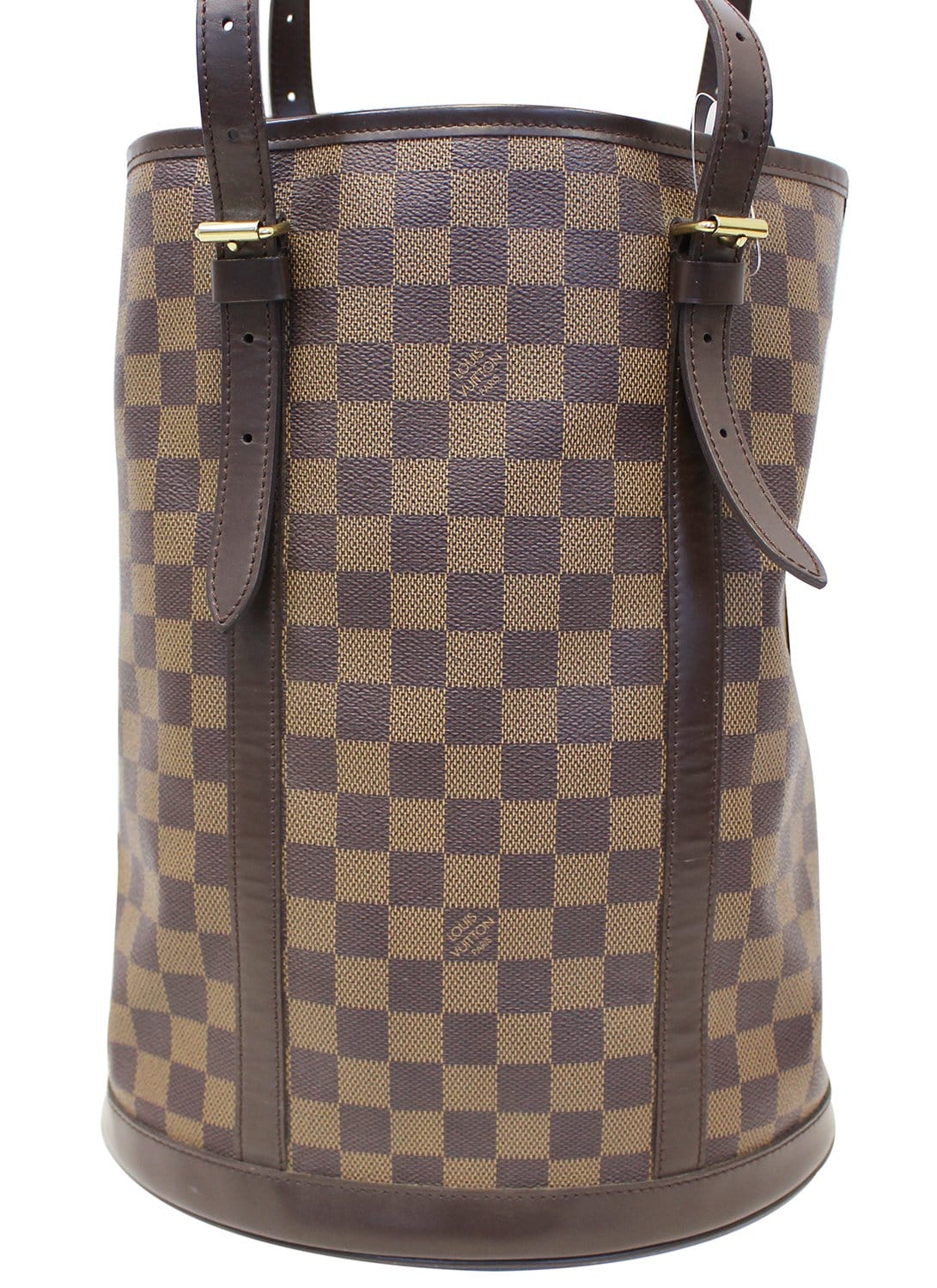 Louis Damier Ebene Special Order Shoulder Bag Large Bucket