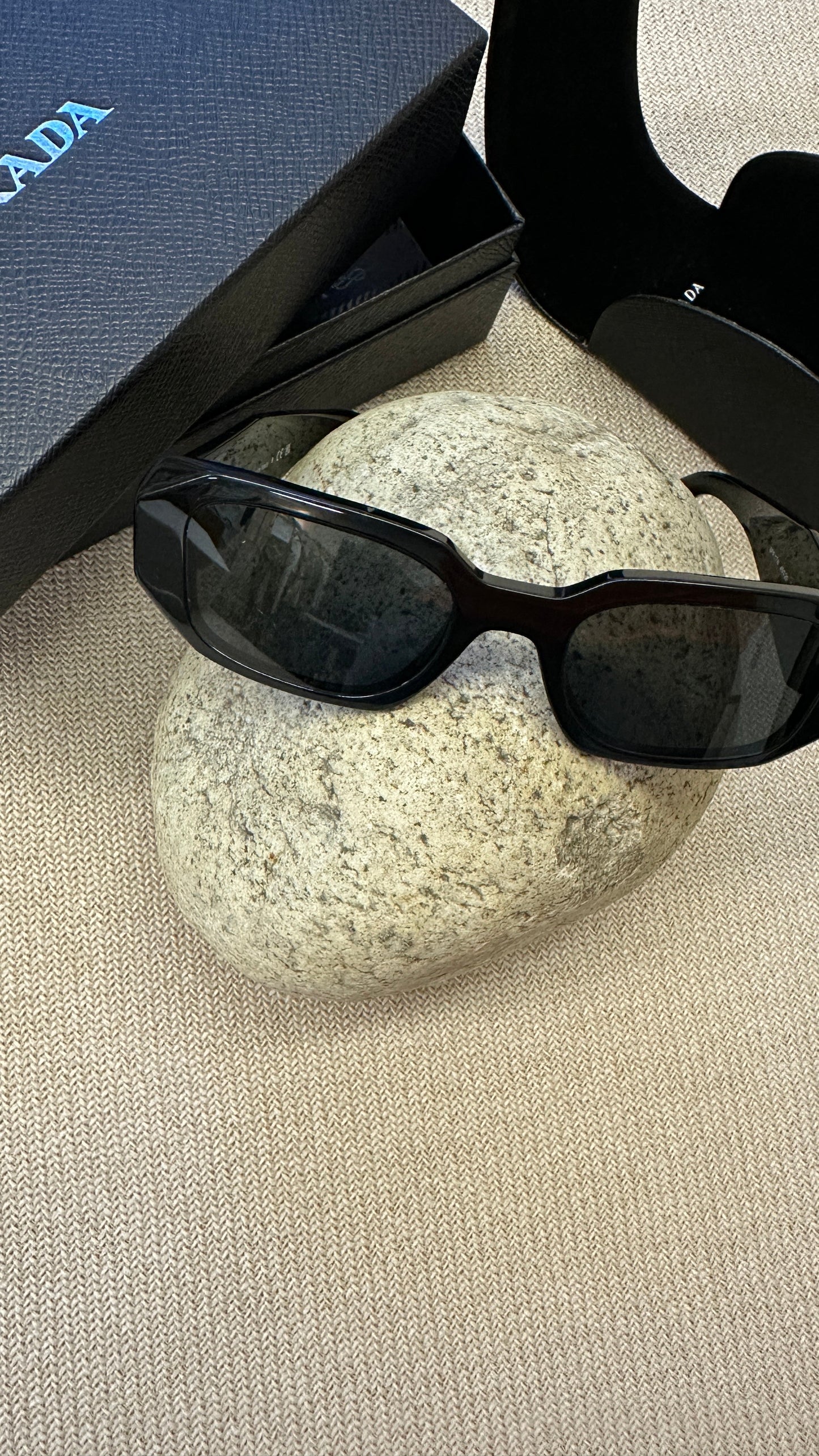 Prada Sunglasses 2 Black Logo