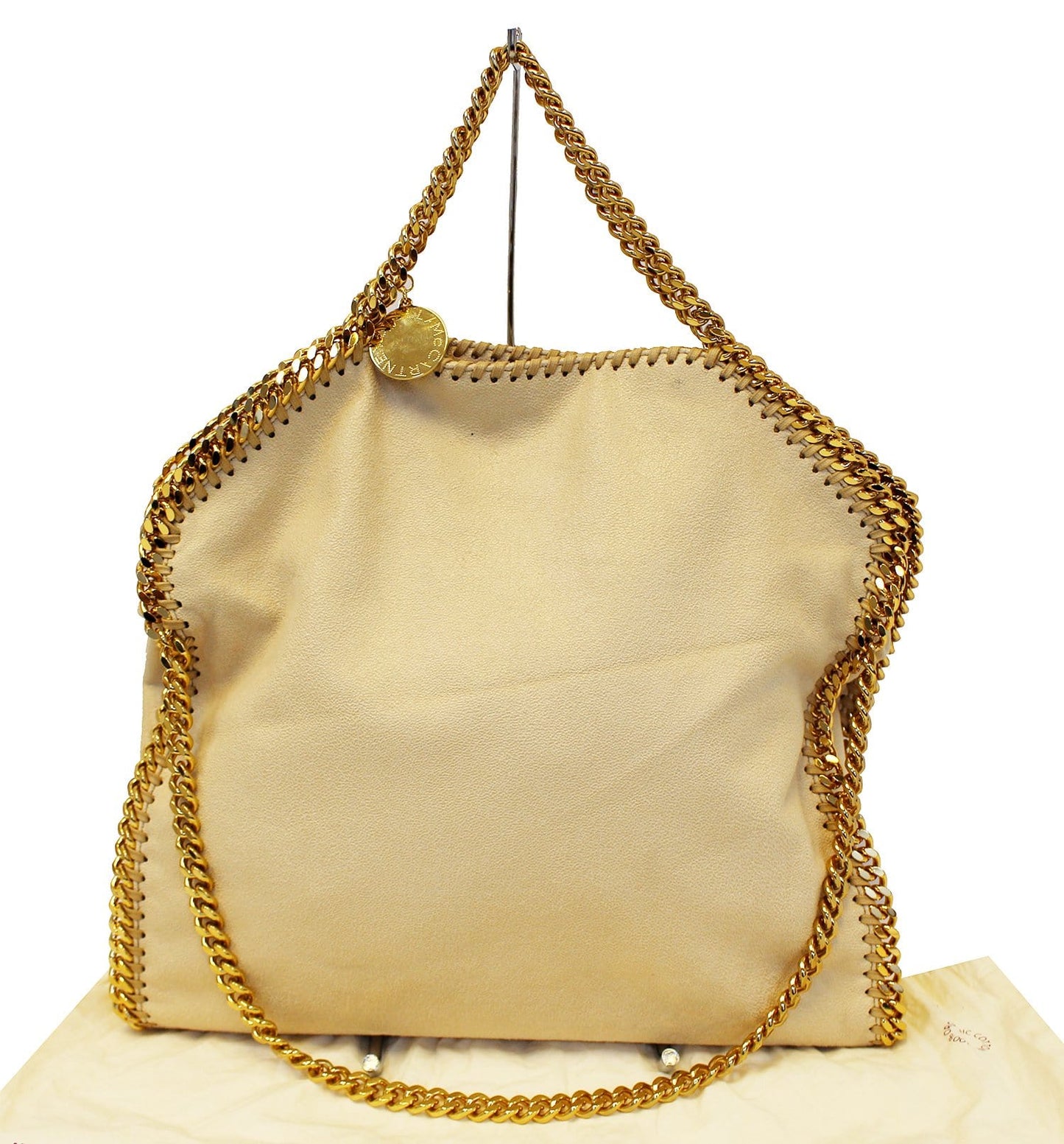 Stella Mccartney Falabella Faux Shoulder Bag Leather Chain