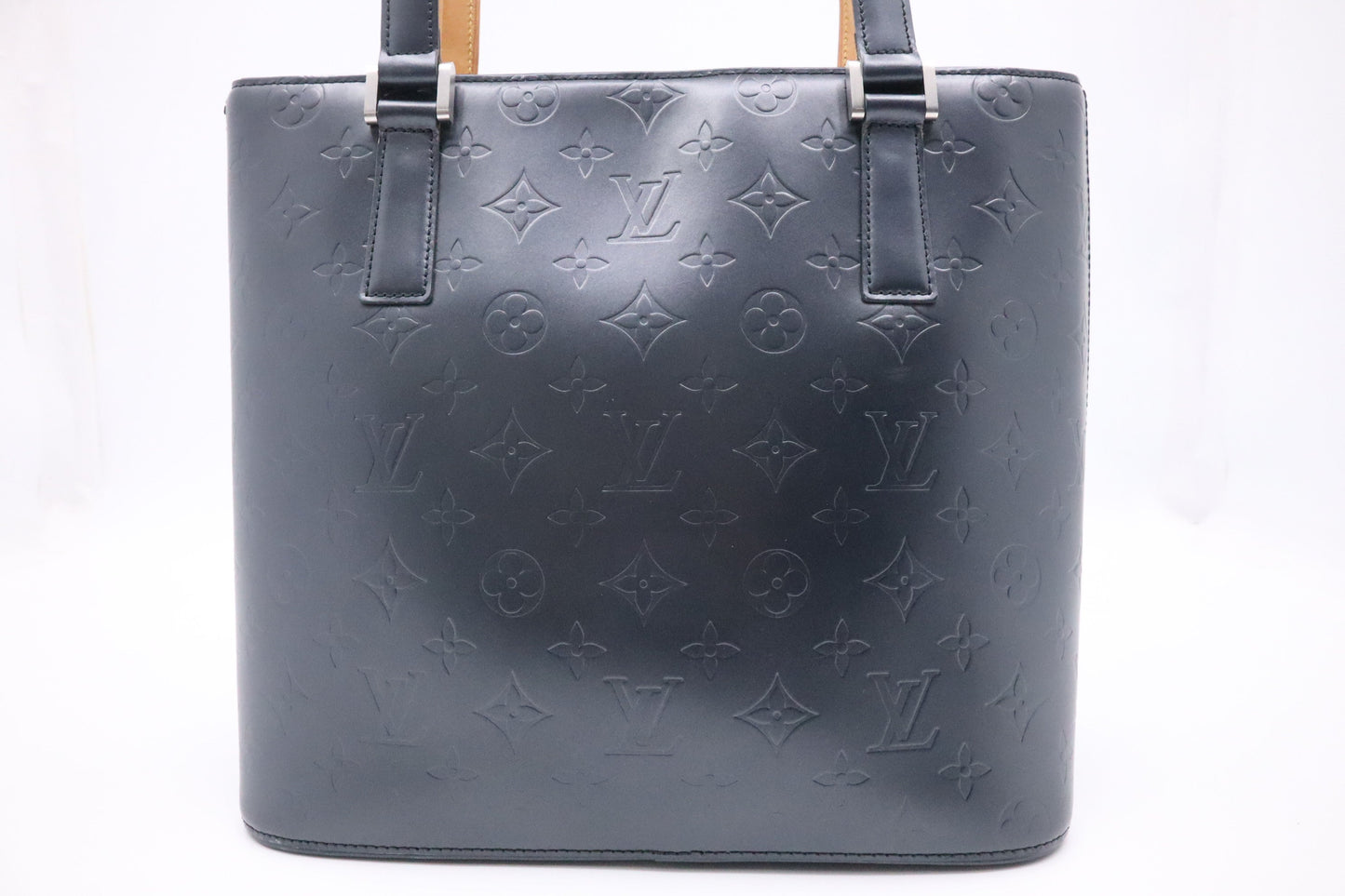 Louis Vuitton Stockton - Mat Blue Grey Canvas Handbag