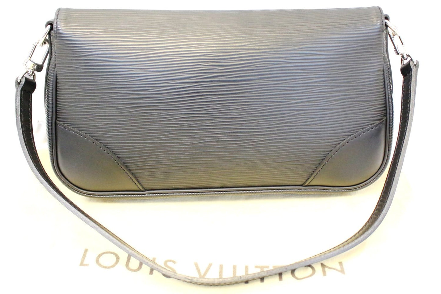 Louis Epi Segur Pochette Bag Leather Black Shoulder Bag