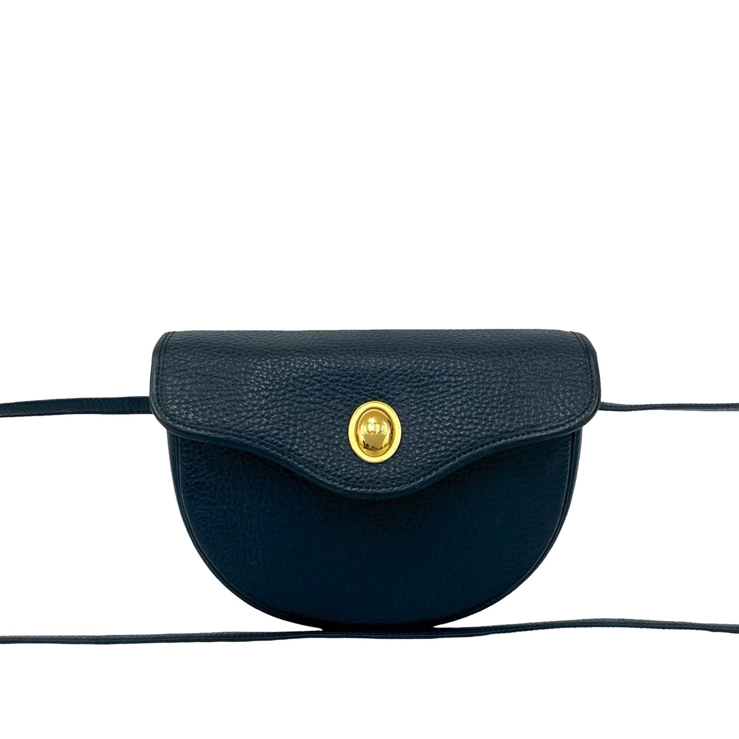 Dior Handbag Crossbody Leather Blue Crossbody Bag