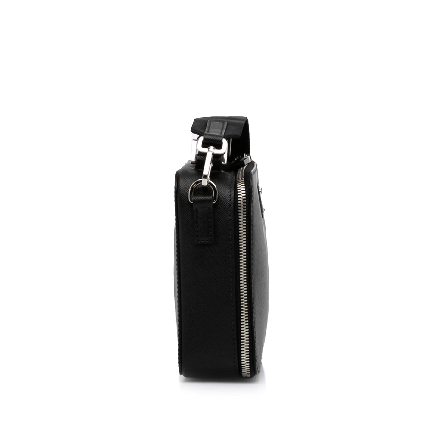 Prada Brique Luxury Handbag Saffiano Black Crossbody Bag