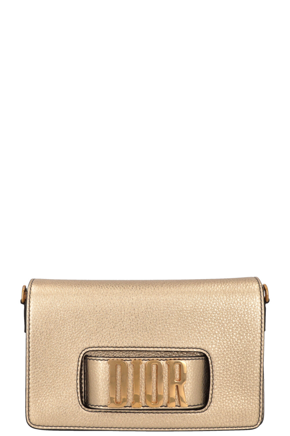 Dior Clutch Bag Dio R evolution Bag Leather Gold