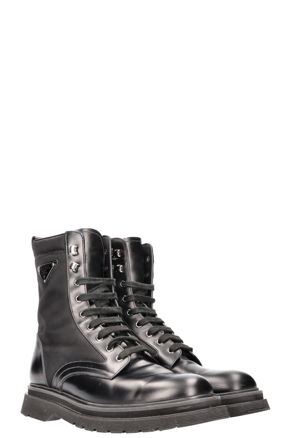 Prada Boots Re Nylon Black Shoes