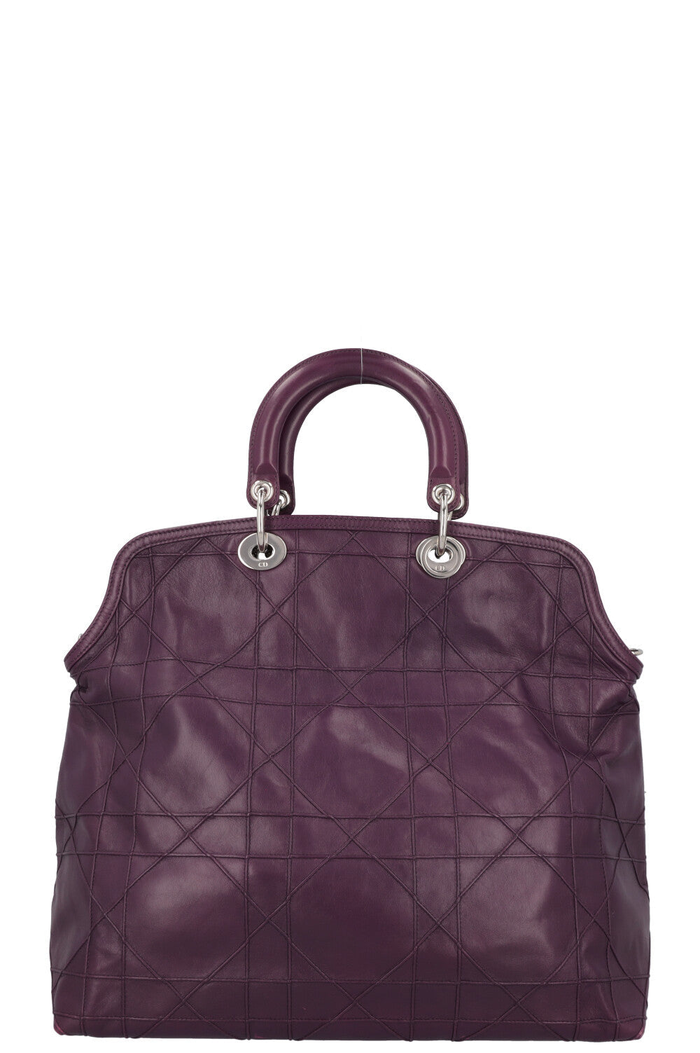 Dior Tote Bag Granville Cannage Purple