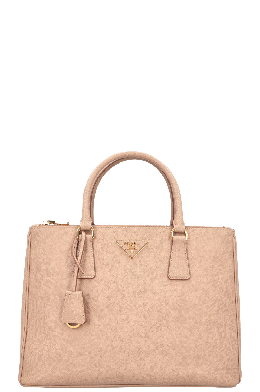 Prada Galleria Bag Saffiano Beige Large Handbag