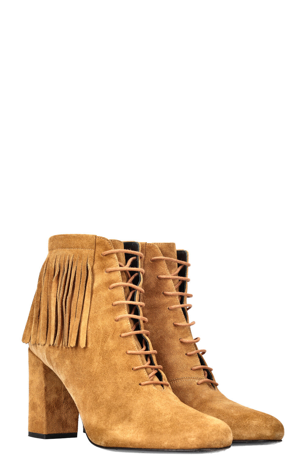Boots Fringes Caramel Shoes