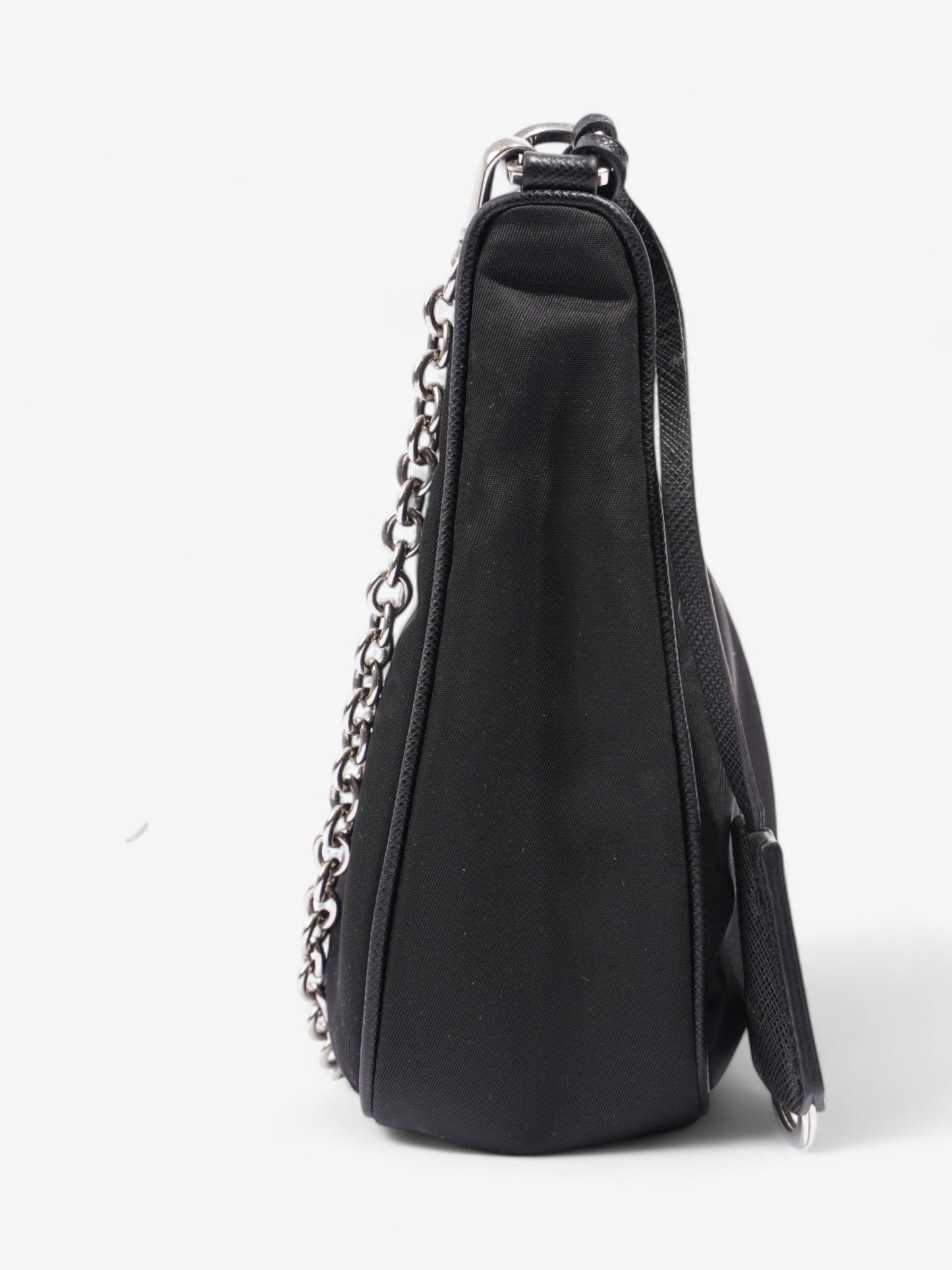 Prada Re Edition Crossbody Bag Nylon Black Black Nylon 8
