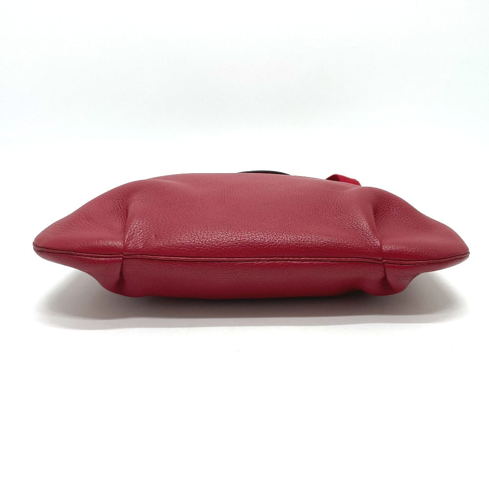 Hermes Shoulder Bag Taurillon Clemence Rodeo Women Red