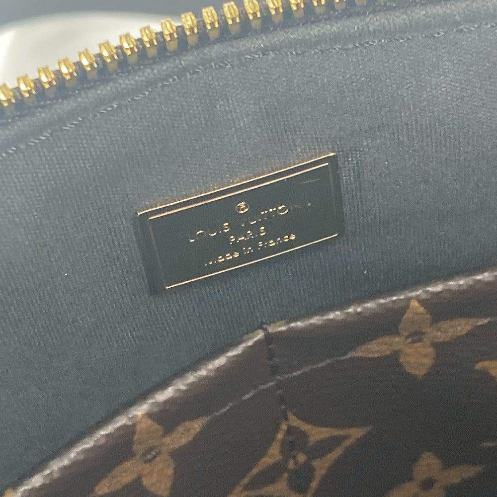 Louis Vuitton M54626 black Vernis Miroir Monogram Leather Canvas Patent Tote Bag