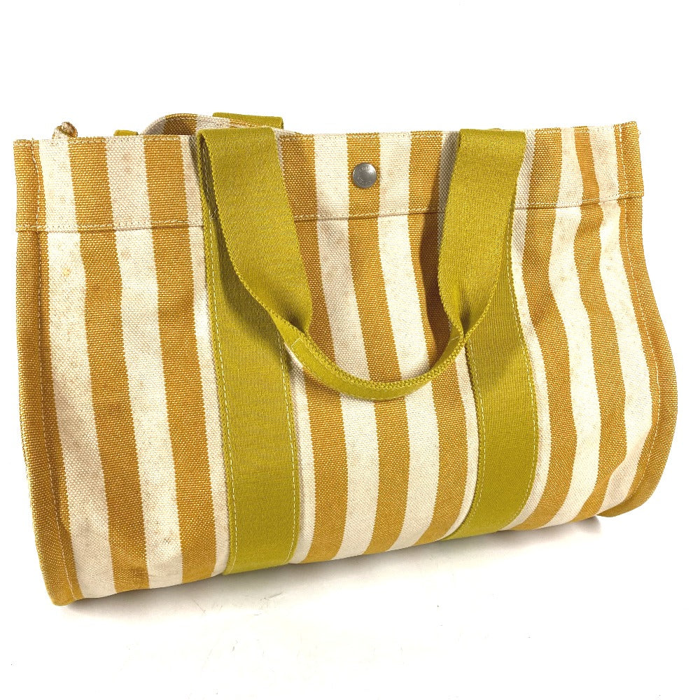 Tote Bag Yellow With Porch Cannes Mm Canvas