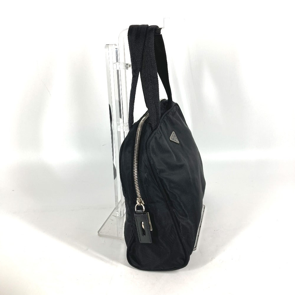 Triangle Plate Women Nylon Black Travel Bag