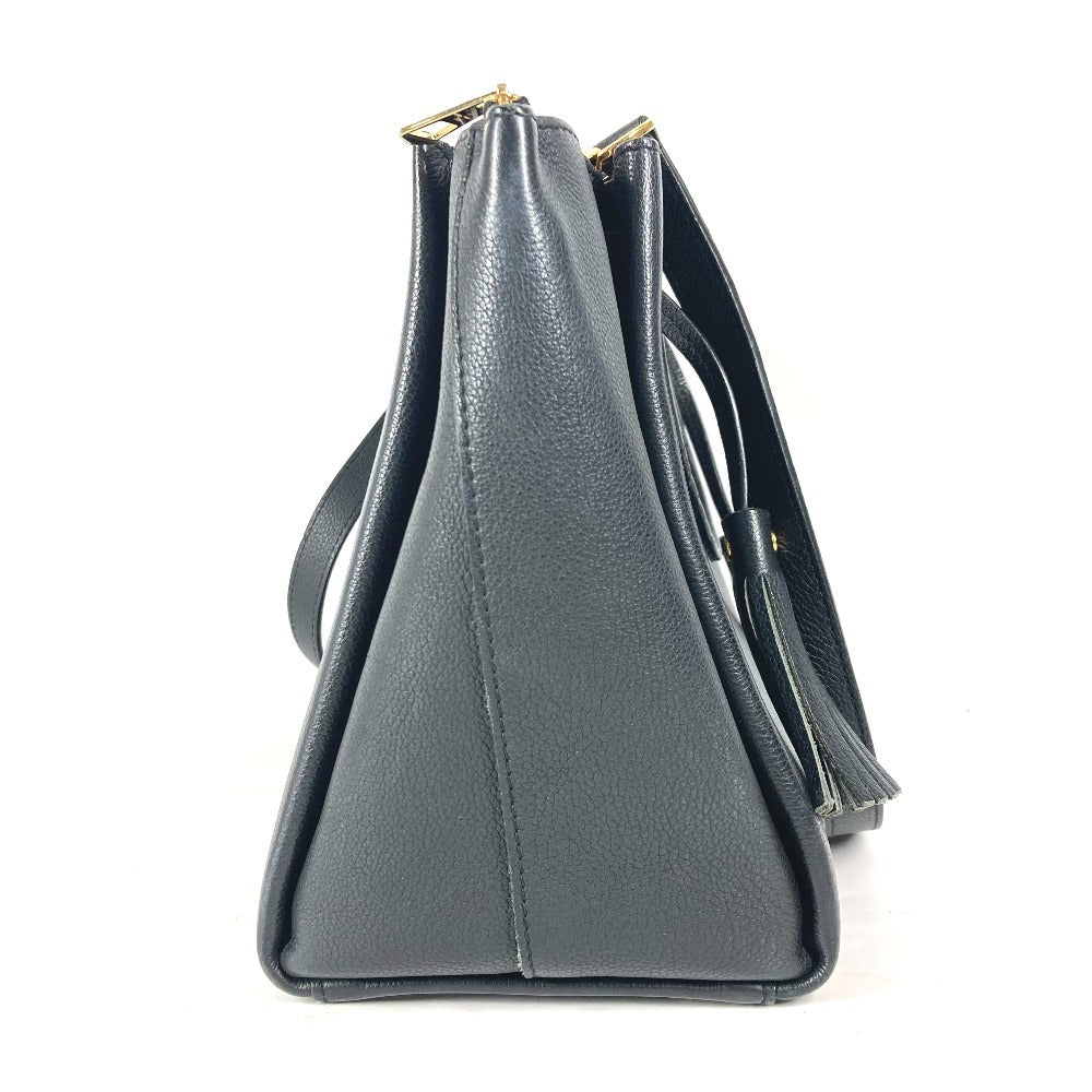 Louis Vuitton M54569 tassel Rock meat Leather Black Shoulder Bag