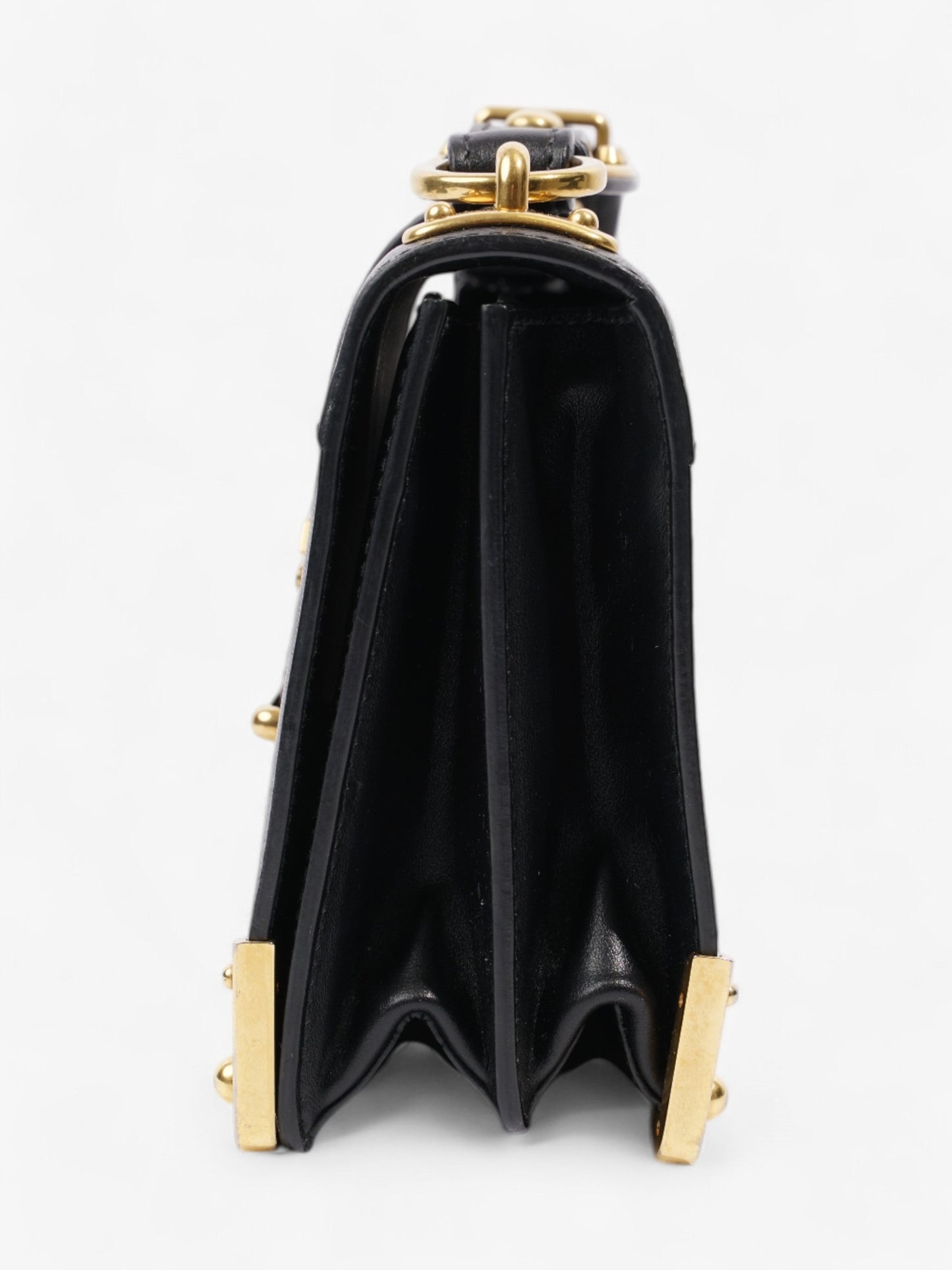 Prada Cahier Crossbody Bag Leather Black