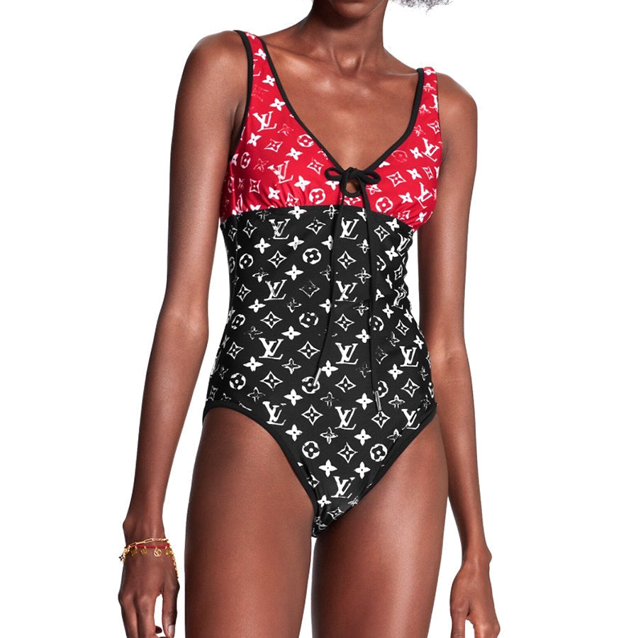 Louis Vuitton JERSEY ONE-PIECE SWIMSUIT Monogram Handbag