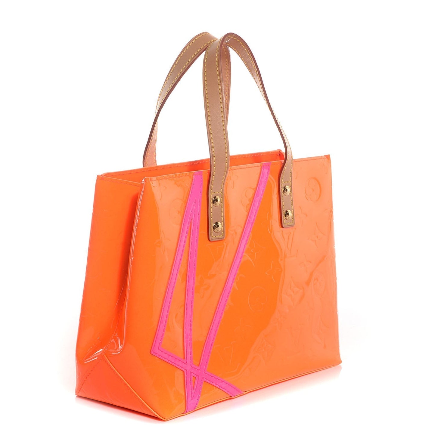 Louis Vuitton X ROBERT WILSON FLOU READE Monogram PM Vernis Tote Bag