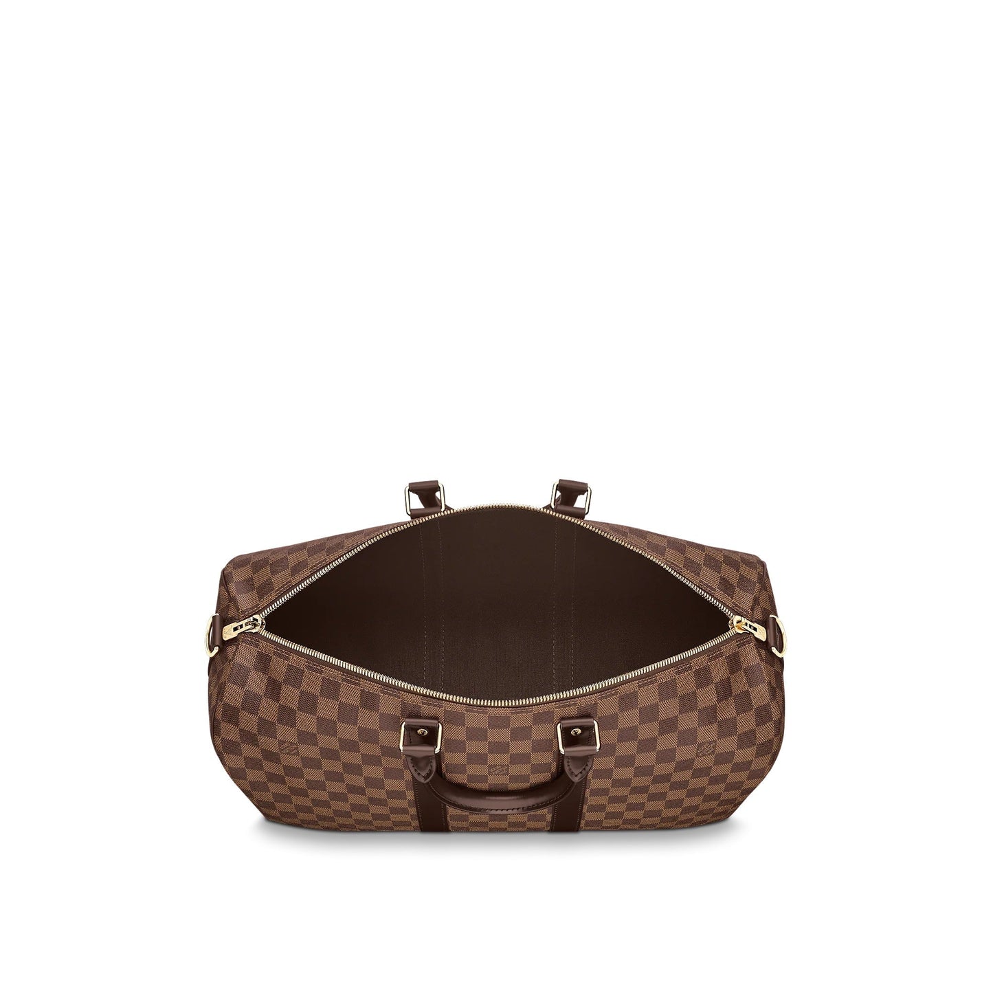 Louis Vuitton KEEPALL BANDOULIÈRE 50 EBENE Damier Travel Bag