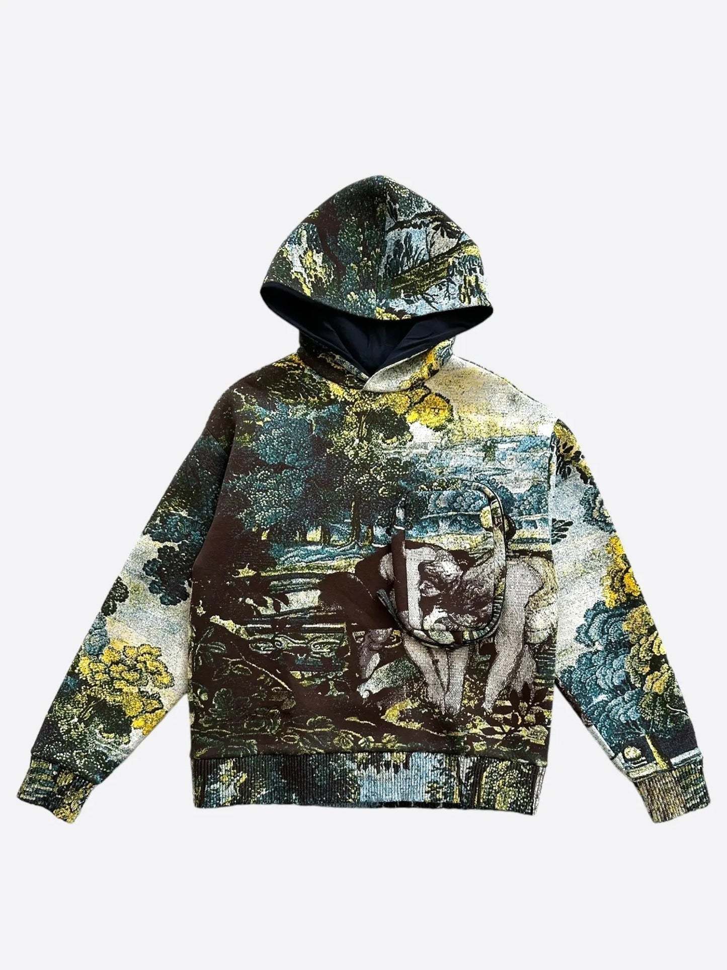 Louis Vuitton VIRGIL ABLOH TAPESTRY JACQUARD 3D HOODIE Apparel