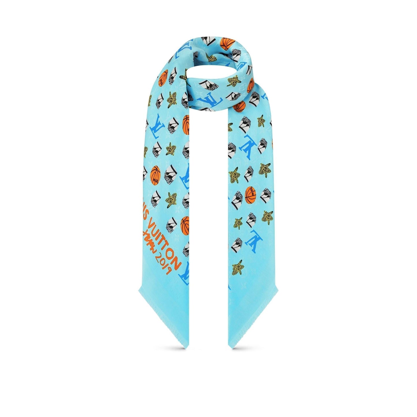 Louis Vuitton X JONAS WOOD SHAWL Monogram Scarf