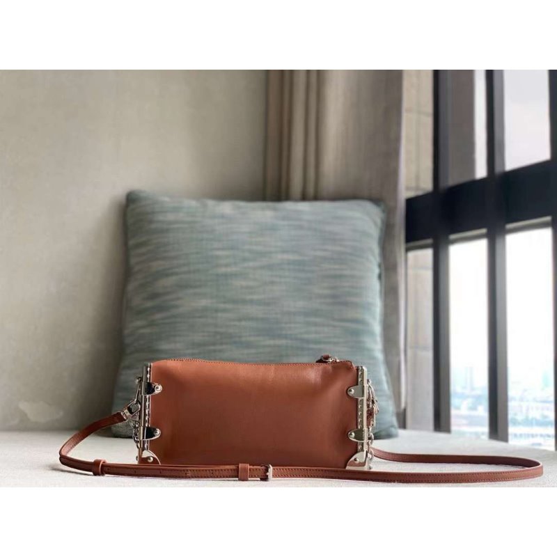 Louis Vuitton Slim Trunk Hand Bag Travel Bag Bag Bg03082