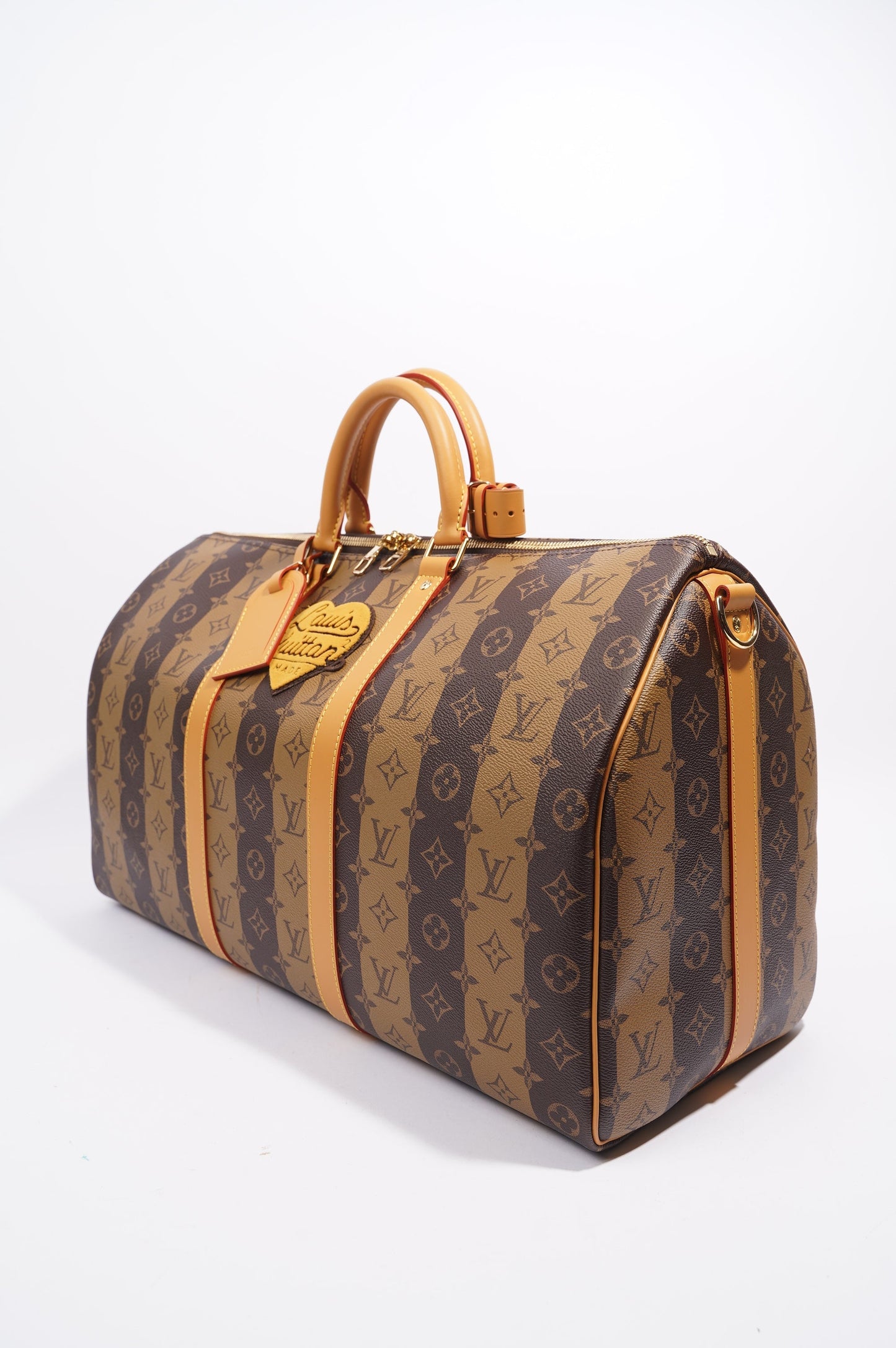Louis Vuitton x Nigo Keepall Bandouliere Reverse 50 Monogram Canvas Travel Bag