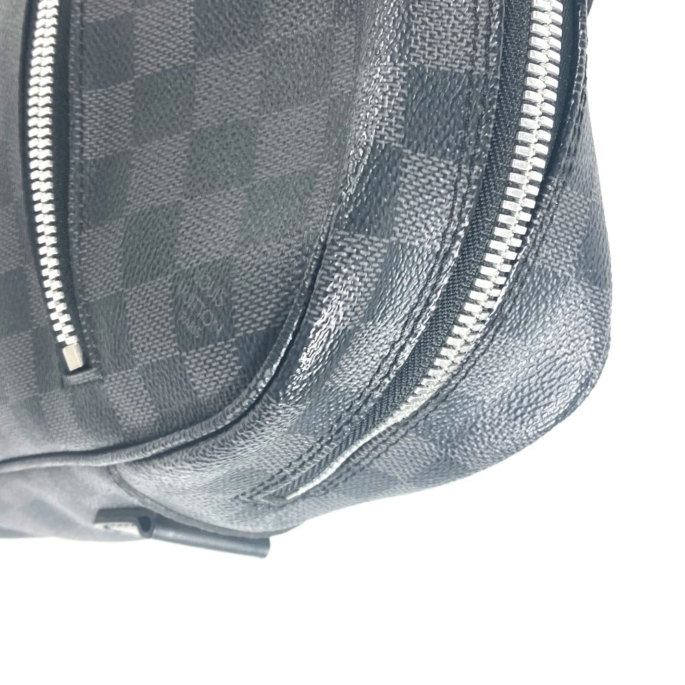 Louis Vuitton Business N23211 Damier Grafitto Damier Canvas Black Handbag