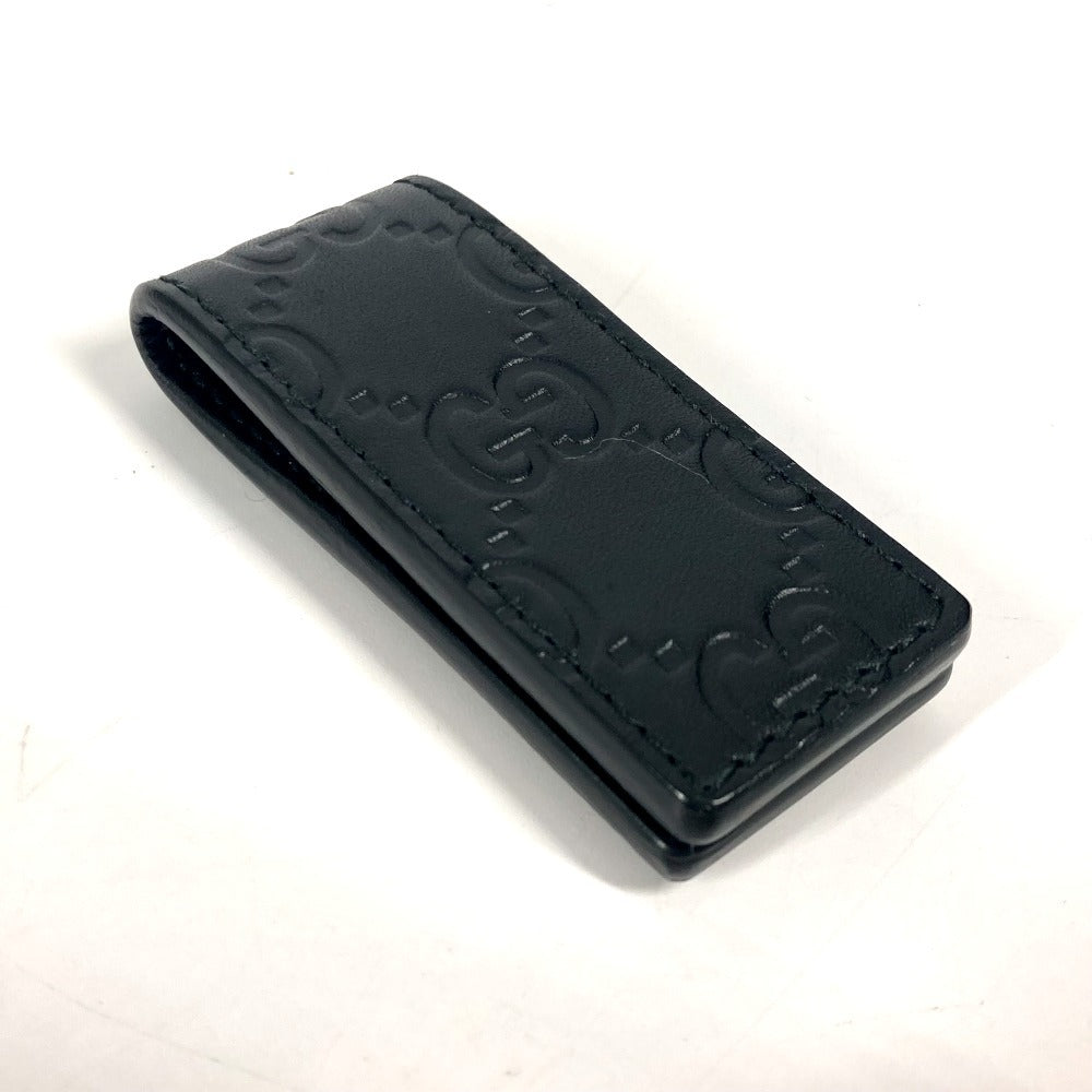 Gucci Money clip Sima GG Guccisima Leather Black Handbag