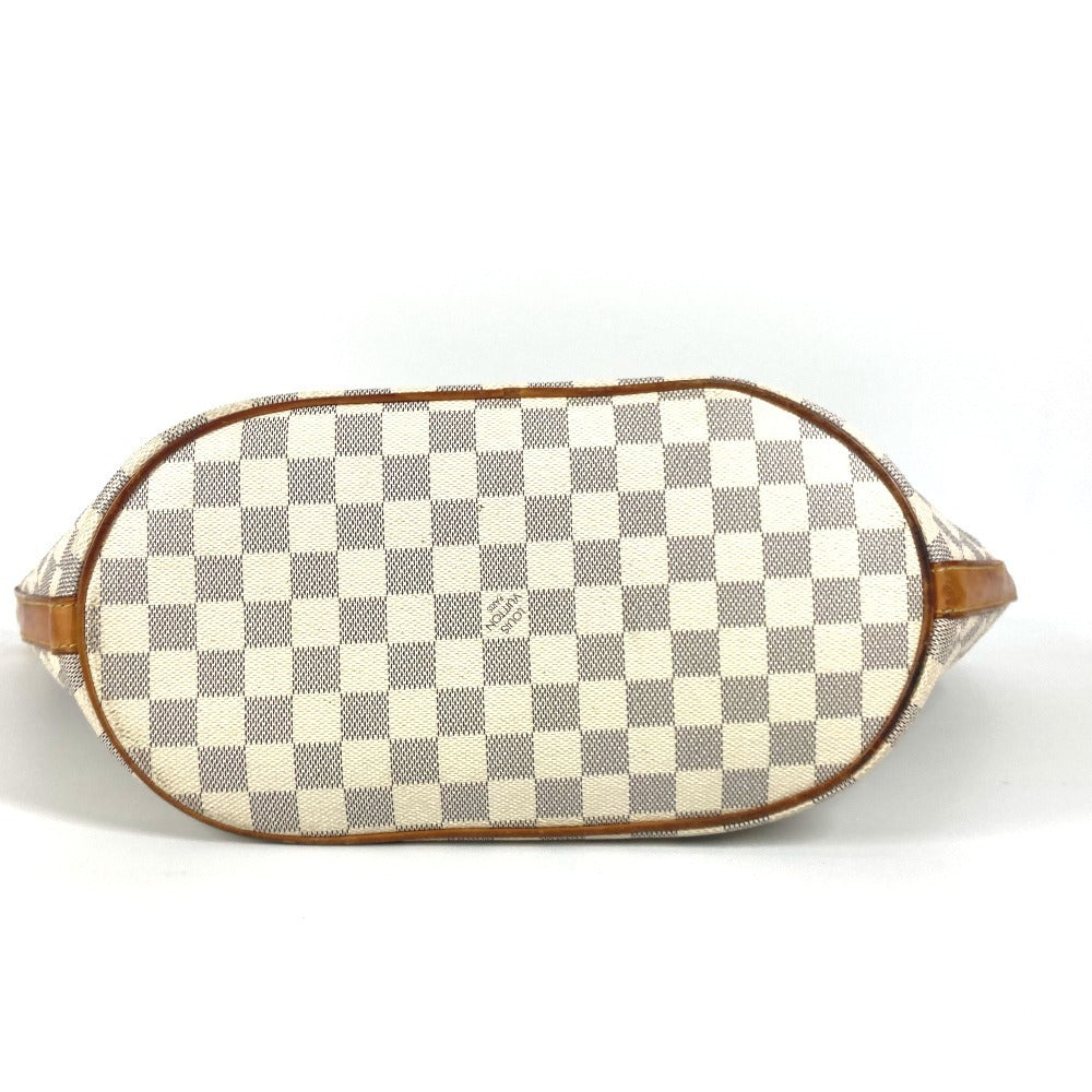 Louis Vuitton Damier Azur Damier Azur Pomplon Canvas White Shoulder Bag