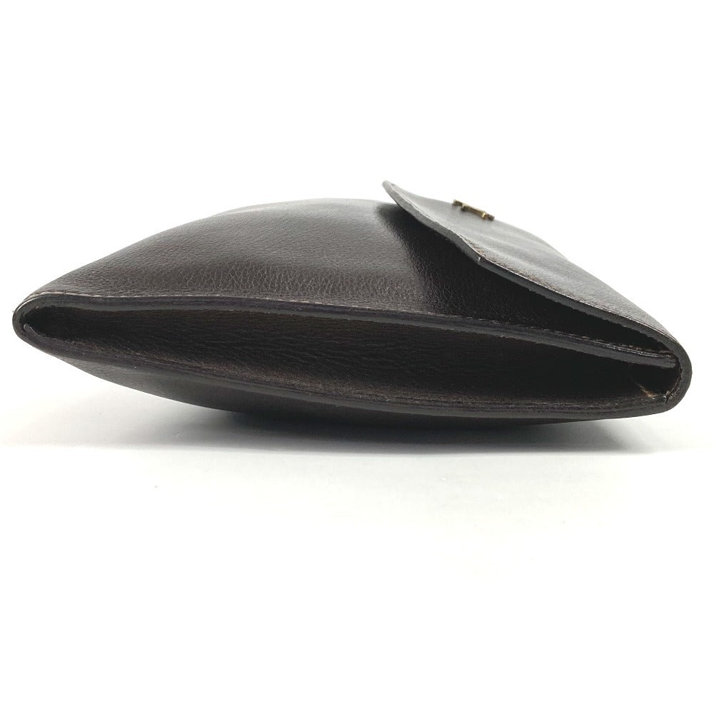 Clutch Bag Leather Brown