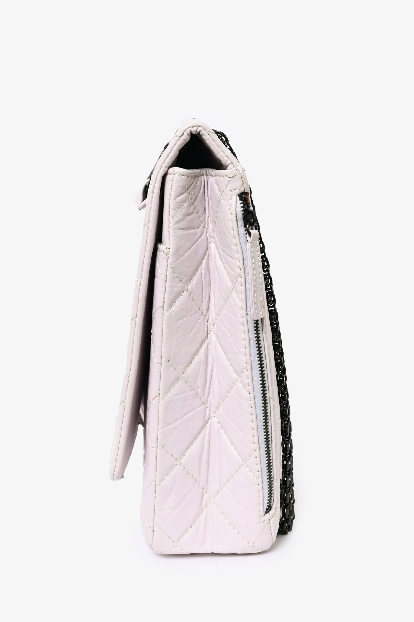 Chanel ™ 2008/9 Grey Leather Quilted 2.55 Reissue XL Accessory