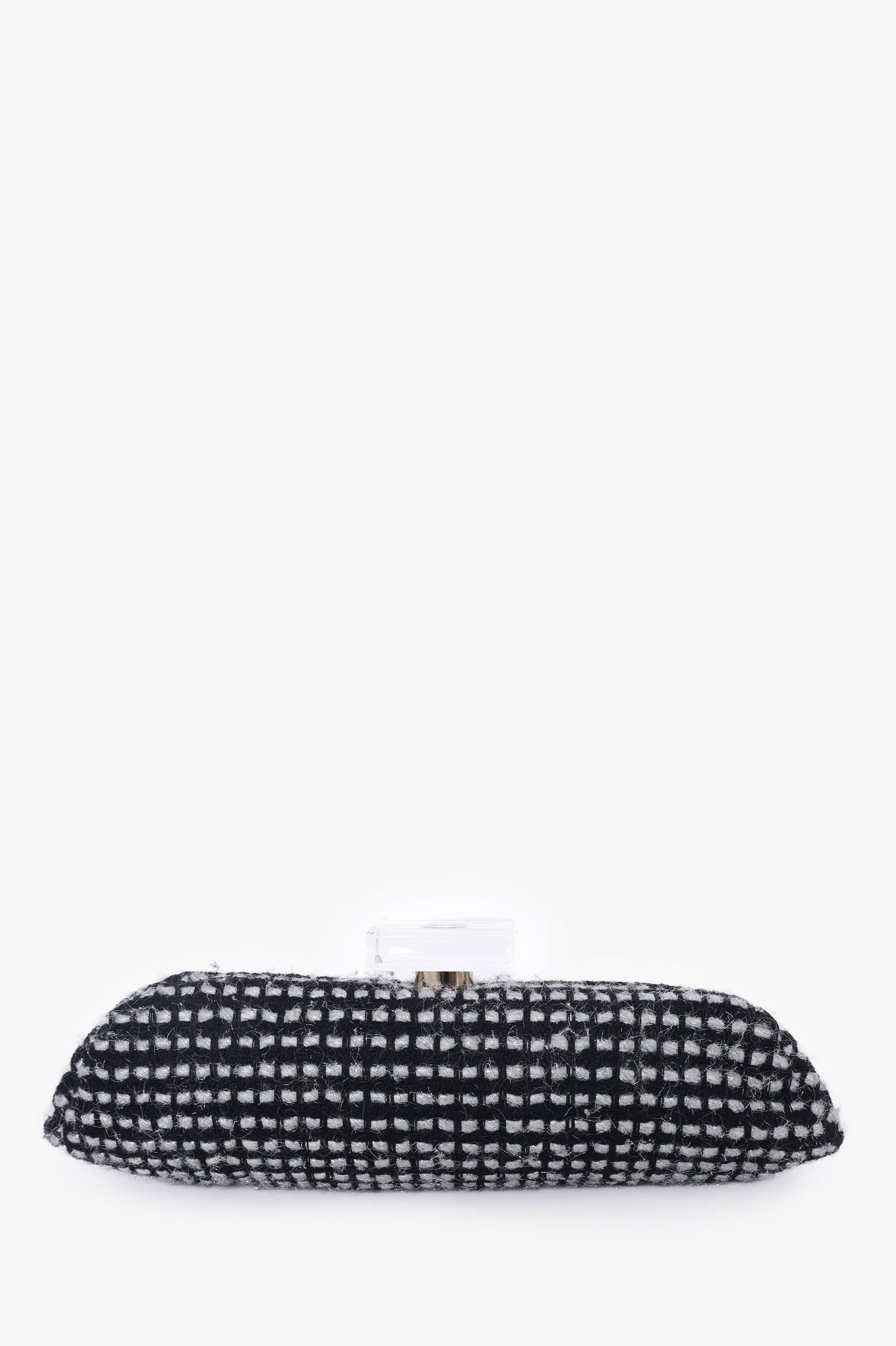 Chanel ™ 2002/03 Black/Silver Tweed Clutch