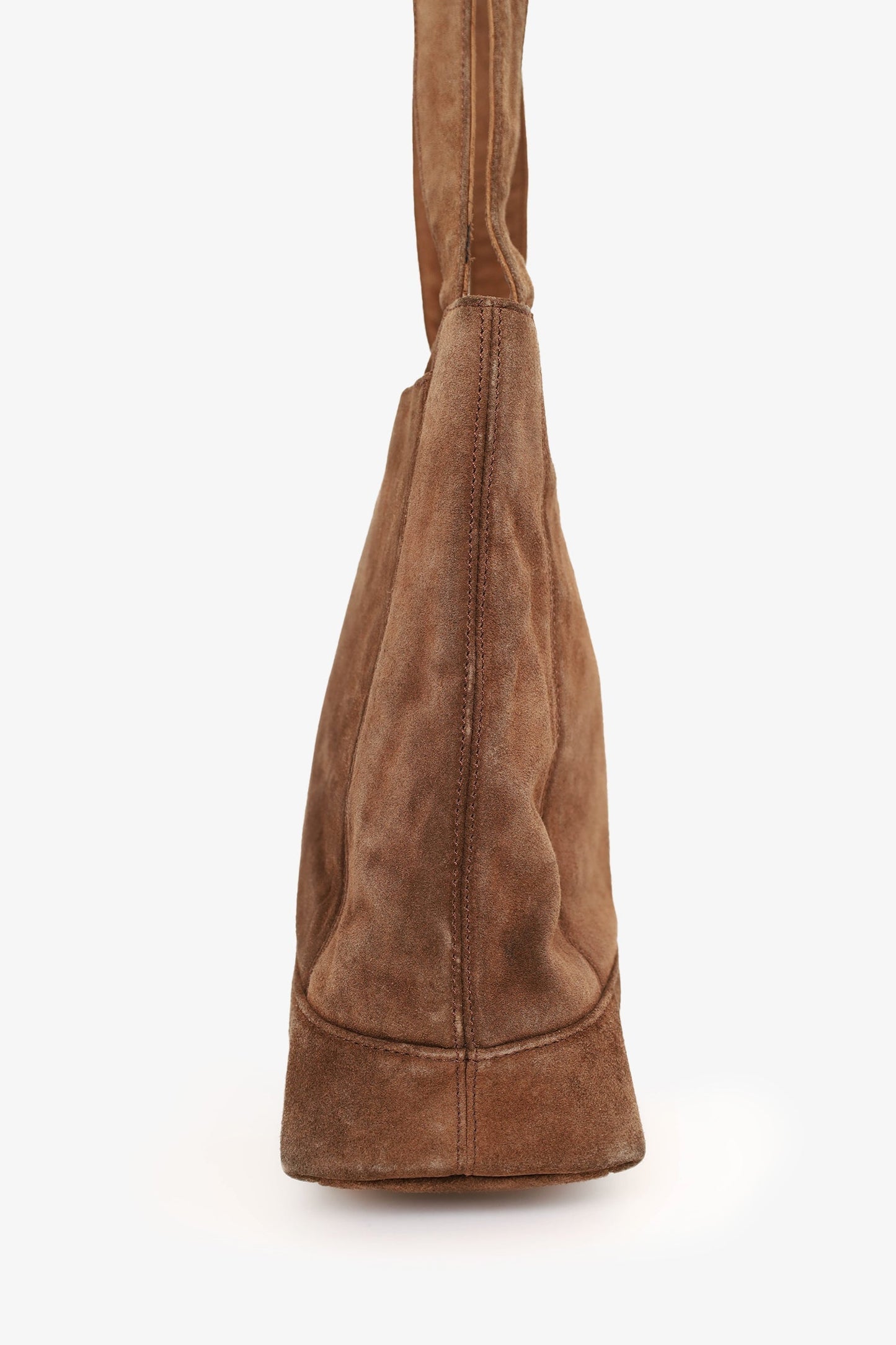 Chanel ™ 1997-99 Brown Suede CC Embroidered Tote Bag