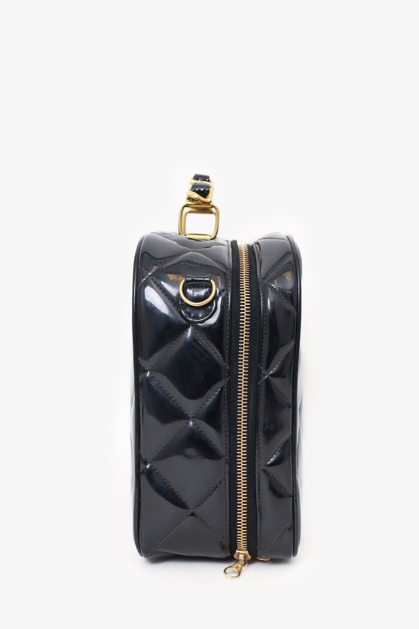 ™ 1994-96 Black Patent Leather Large Vanity Case Signature