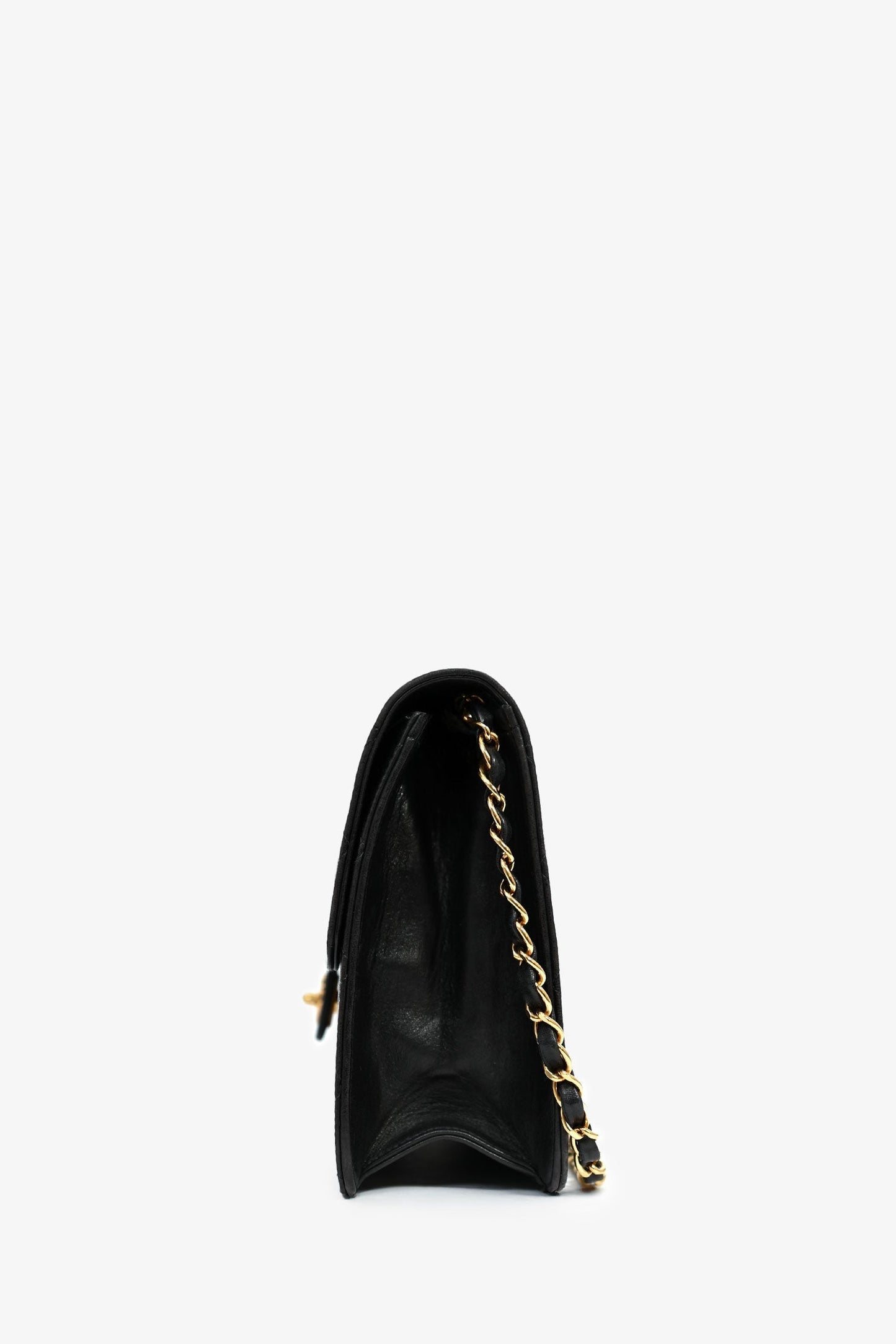 Chanel ™ 1994 Black Lambskin Single Chain Flap Bag