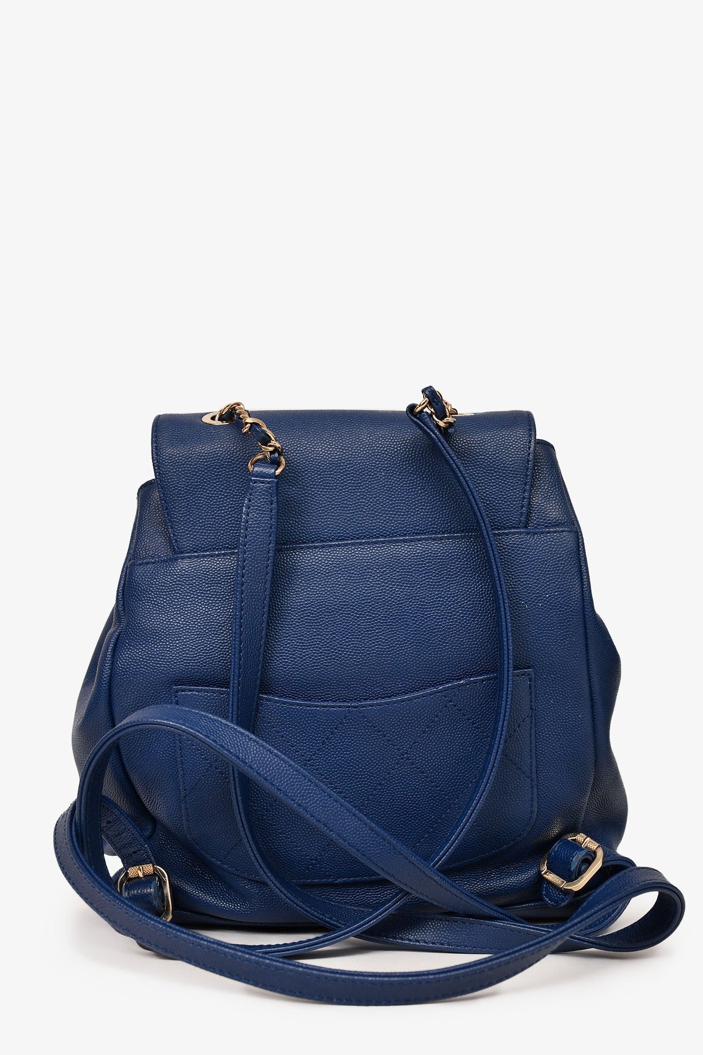 Chanel ™ 2017 Blue Caviar Leather Business Affinity GHW Backpack