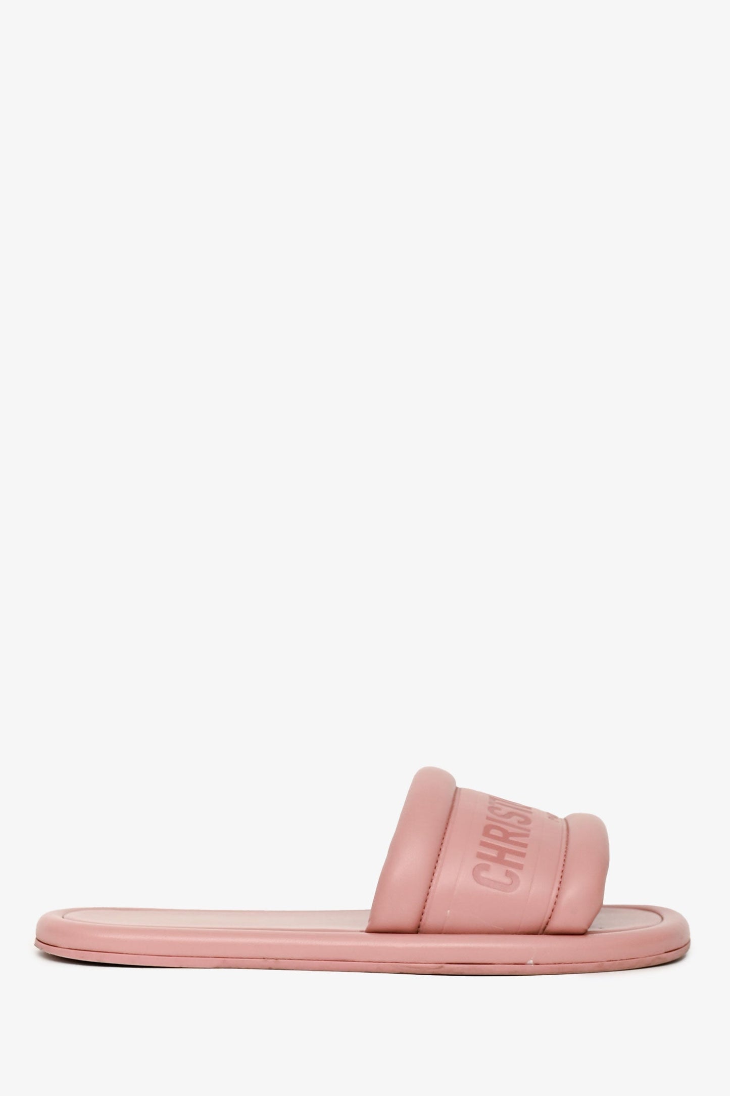 Dior Handbag Christian Every-D Slides Leather Pink Logo Shoes