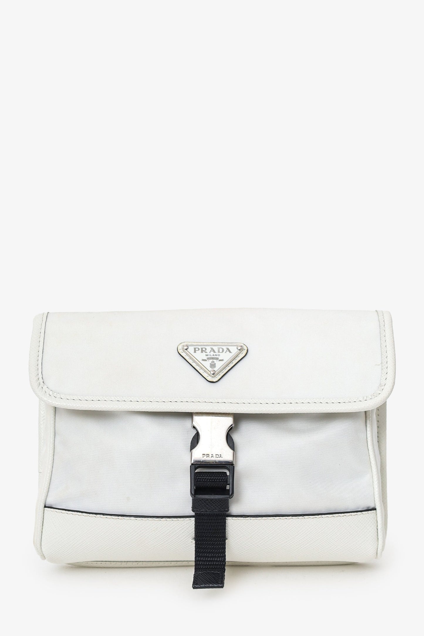 Prada Crossbody Bag Re- Smartphone Leather Nylon Saffiano