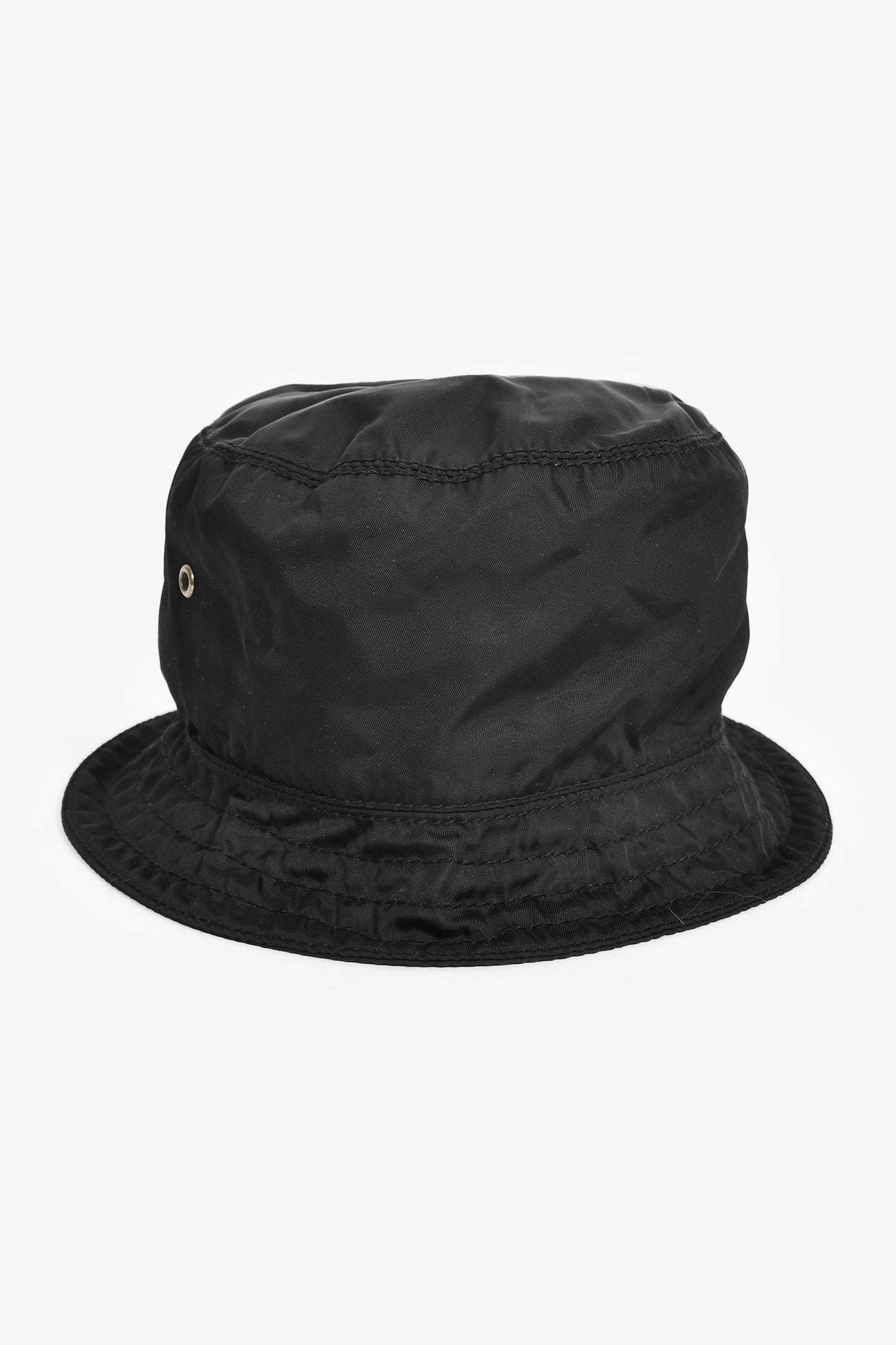 Prada Bag Hat Nylon Black Bucket Bucket Bag Hat Size M