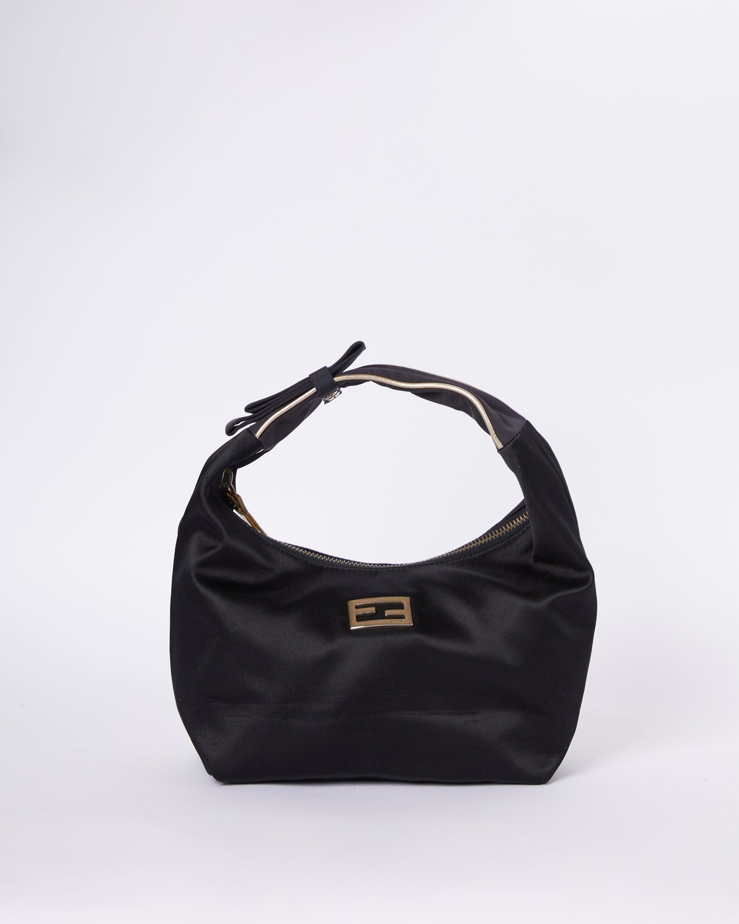 Fendi Handbag Hobo Bag Satin Mini