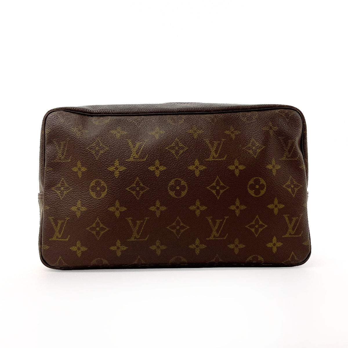 Louis Vuitton Pouch M47522 Truth 28 Monogram Canvas Brown Wallet Case