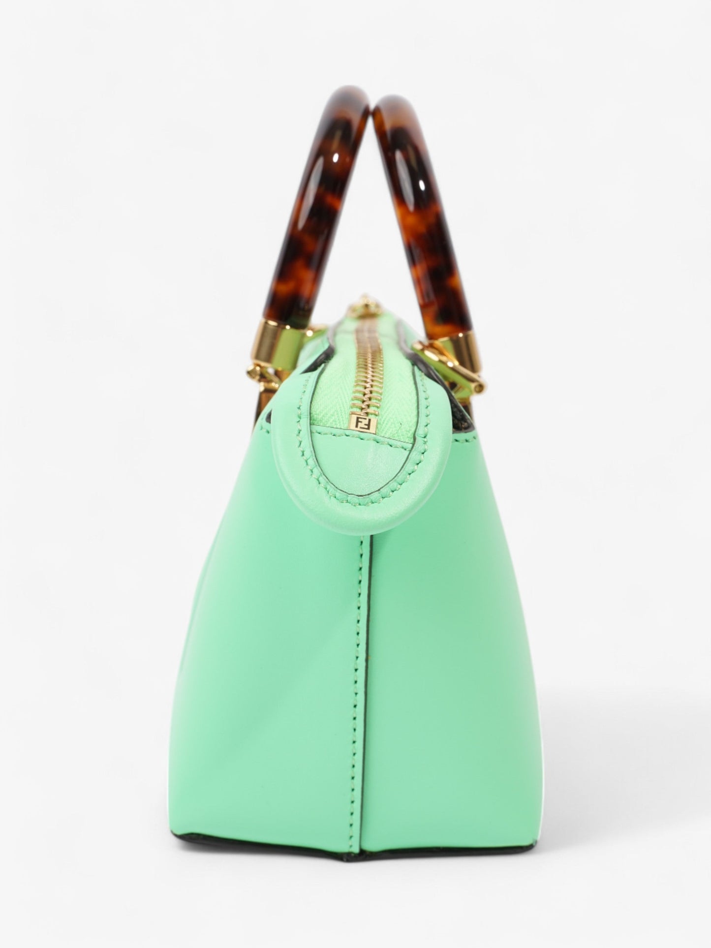 Fendi By The Way Edamame Tortoise Crossbody Bag Leather Mini
