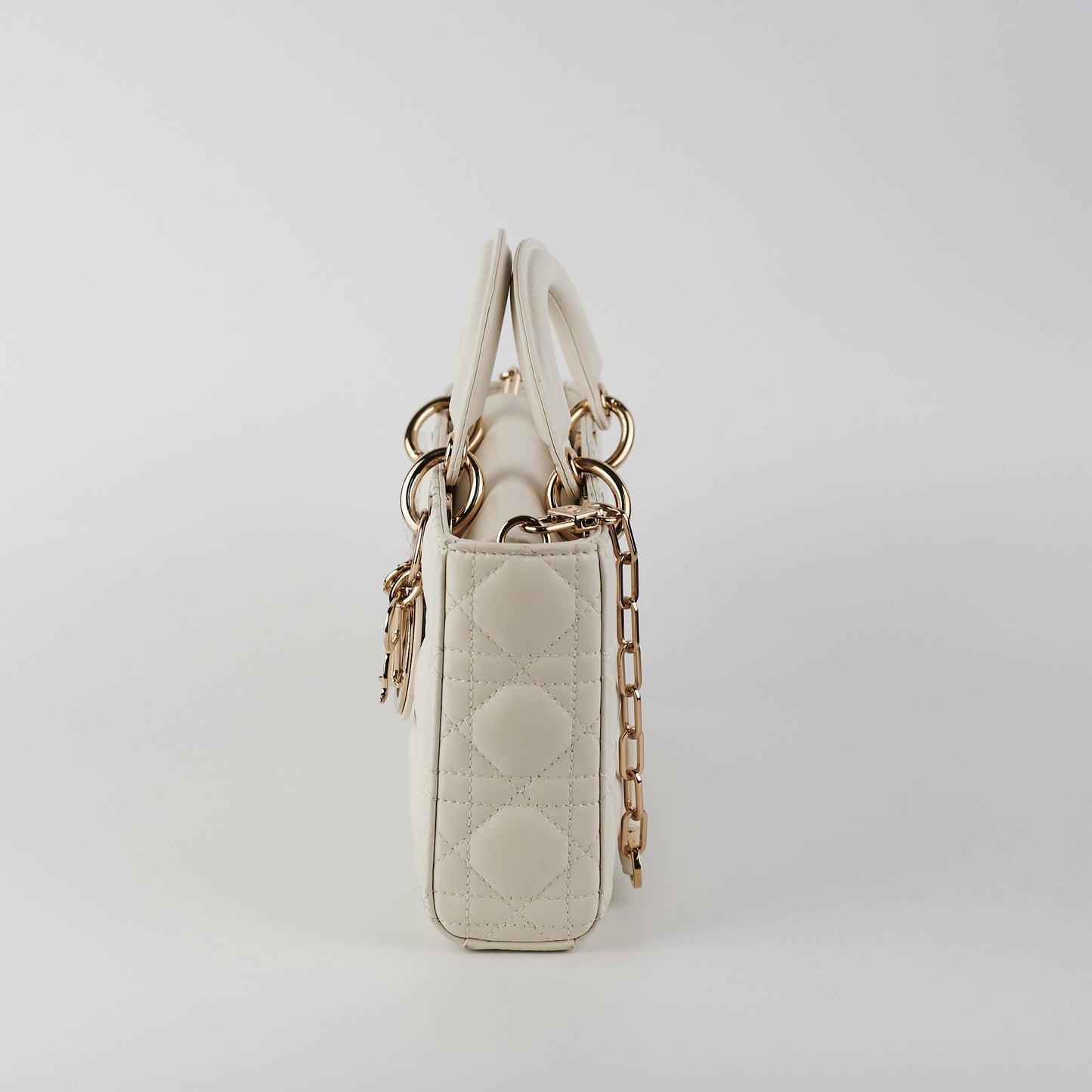 Dior Item Joy Handbag White Medium Travel Bag