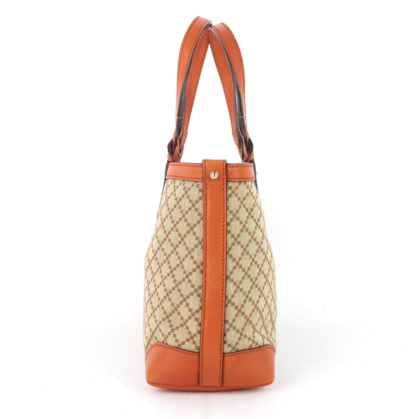 Gucci Diamante Craft Tote Bag Canvas Quilted