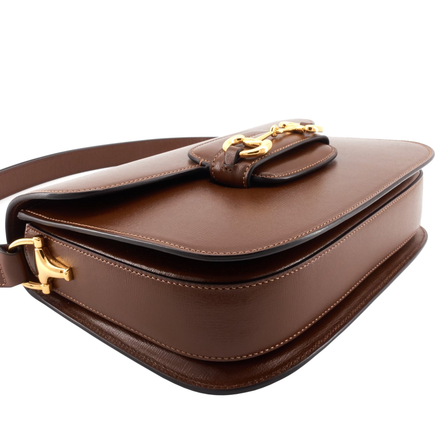 Gucci Horsebit Shoulder Bag Leather