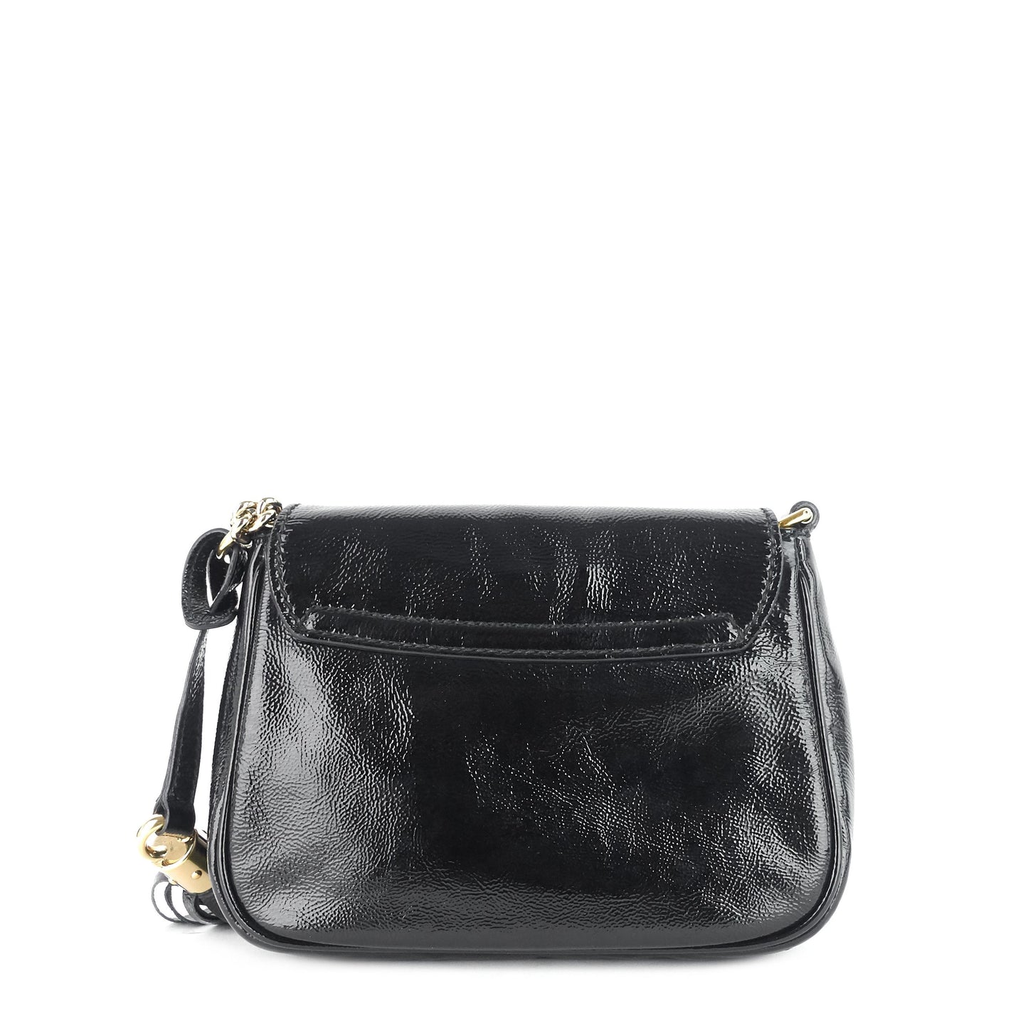 Gucci Soho Patent Crossbody Bag Leather Chain