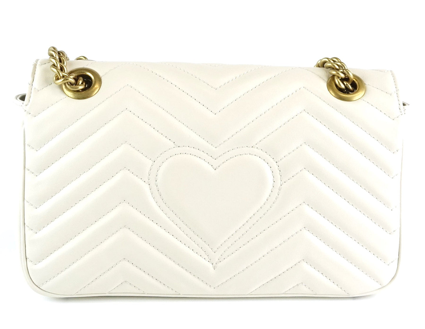 Gucci Marmont Chevron Bag Leather Matelasse Crossbody Bag Bag Oc707