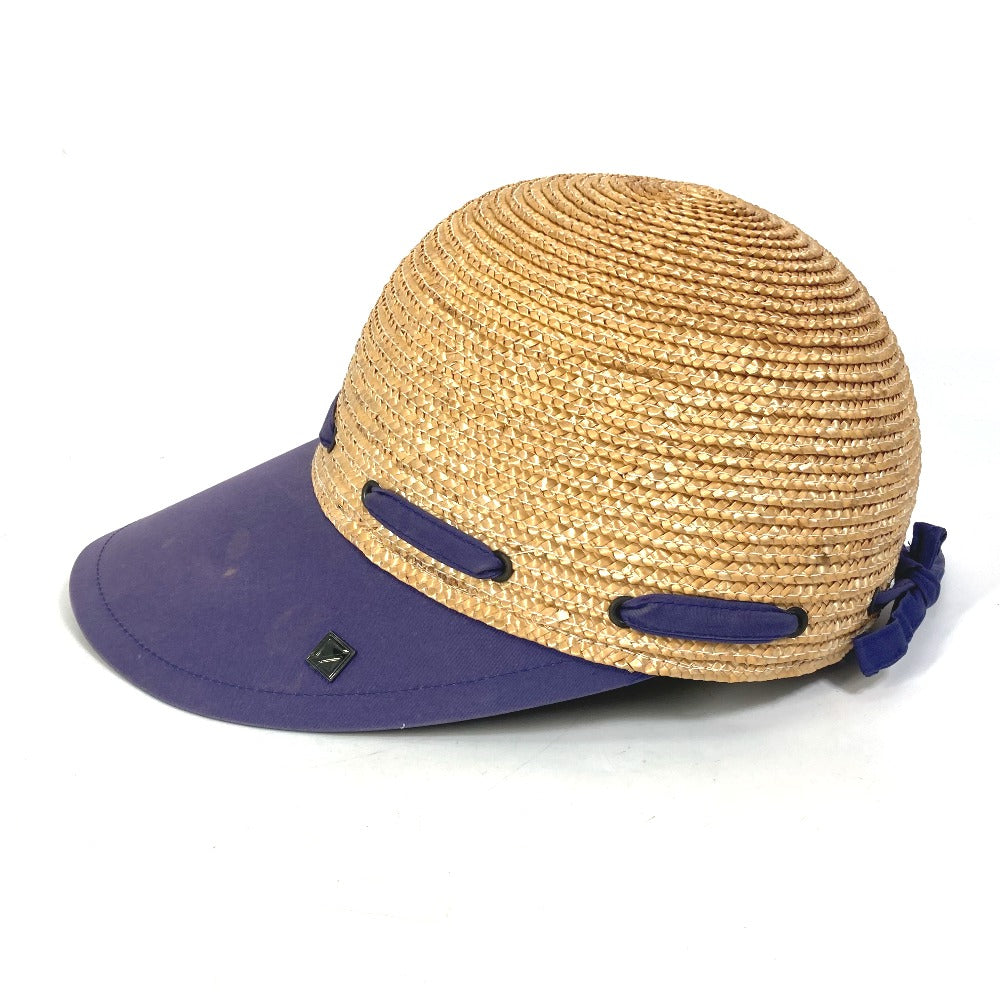 Dior Hat Cotton Navy Sports Straw Cap Women Beige Travel Bag
