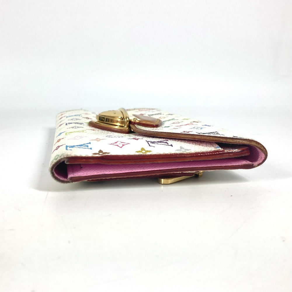 Louis Vuitton Long Purse M93736 Portefeuille Eugenie Monogram Canvas White Multicolor Wallet Case
